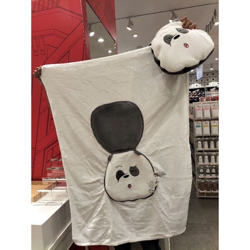 MINISO SELIMUT WE BARE BEARS THROW BLANKET