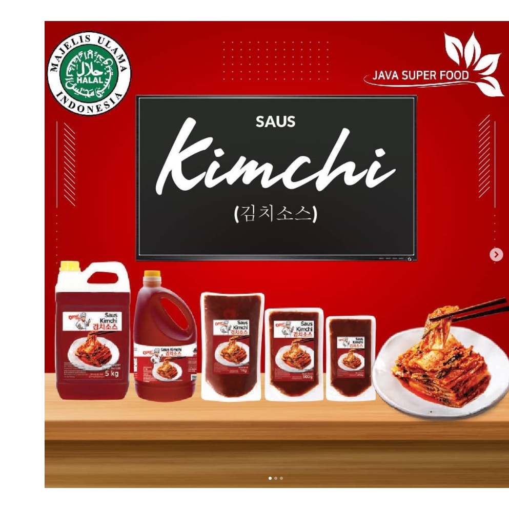 Saus Kimchi instan Oppa Oppa - Java superfood - halal