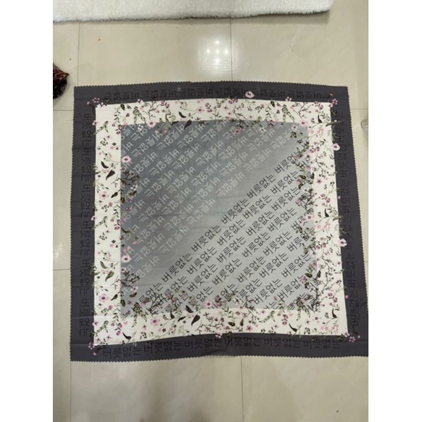 HIJAB KORAN KOREA MOTIF BUNGA/ JILBAB KORAN