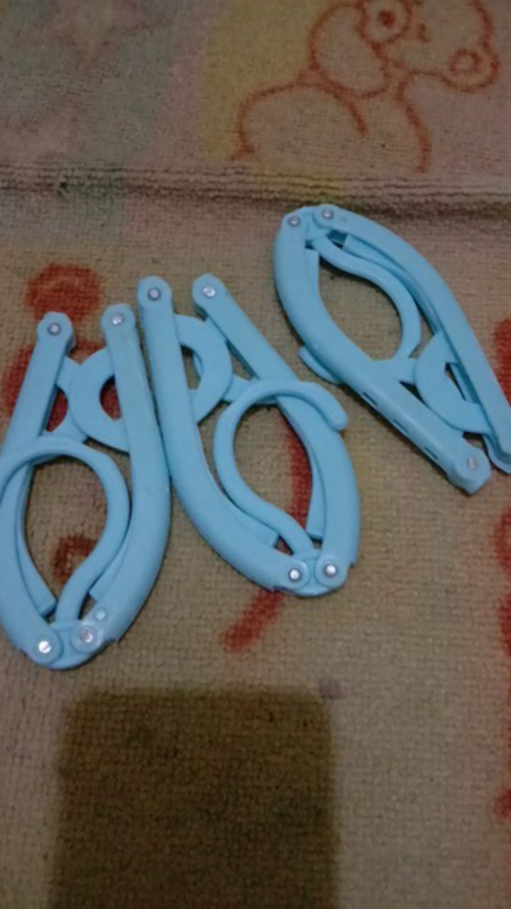 Js1065 Hanger Jemuran Baju Warna Gantungan Anak Lipat / Hanger / Gantungan / Jemuran Lipat