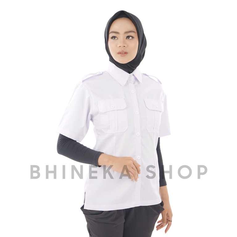 Kemeja putih dinas Wanita Baju Putih Pdh Pns Wanita Kemeja Atasan Putih Kerja Wanita Baju Dinas Putih Pns Pemda Seragam Putih Pdh Kemeja Dinas Baju Profesi Kemeja Putih Atasan