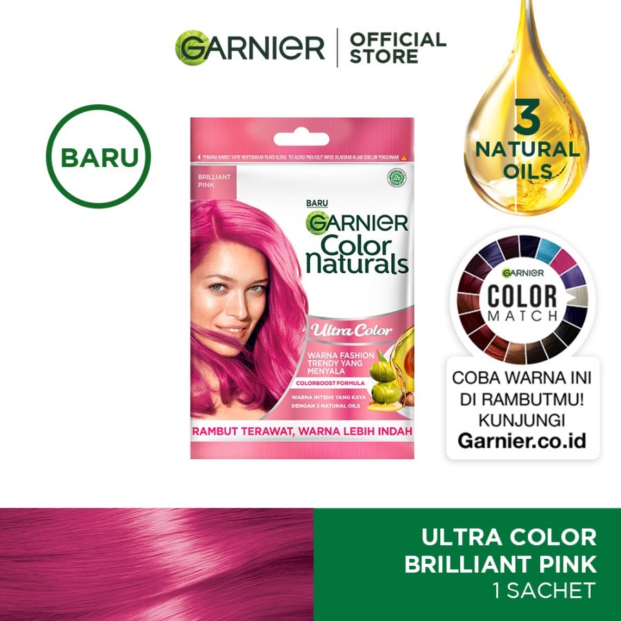 (Sachet) Garnier Color Naturals Ultra Color Cat Rambut 20 ml