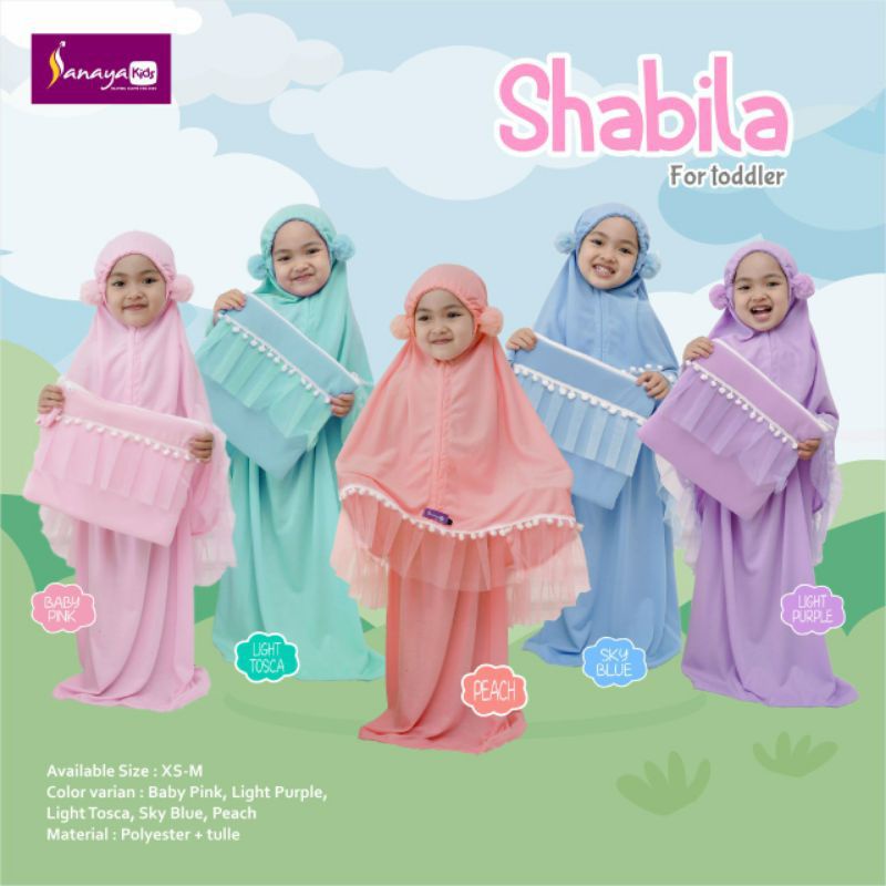 Mukena anak Shabila Sanaya kids