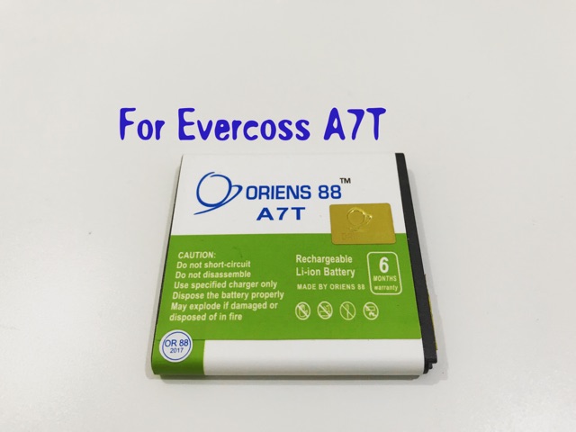 (P) Baterai batre battery EVERCOSS A7T double power/IC ORIENS88