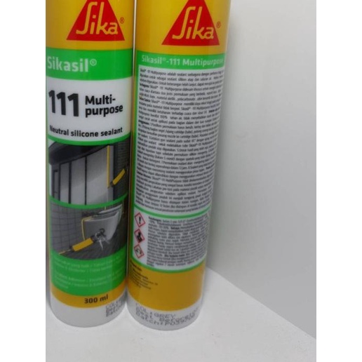 

➧ Silicon Sealant Sika Grey, Black and White // Lem Silikon Sikasil - Hitam ➶