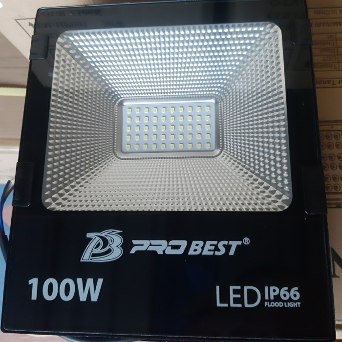 LAMPU SOROT LED/ LAMPU TEMBAK LED 100W WATT 100W PUTIH DAN WARM WHITE - PUTIH PROBEST