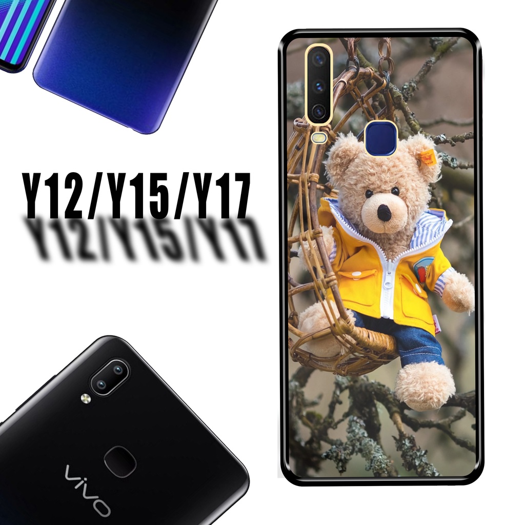 LARIS Case Hardcase VIVO Y11 Y12 Y15 Y17 Case BONEKA GLOSYY 2D Case - Cassing Handphone Untuk Pria ,