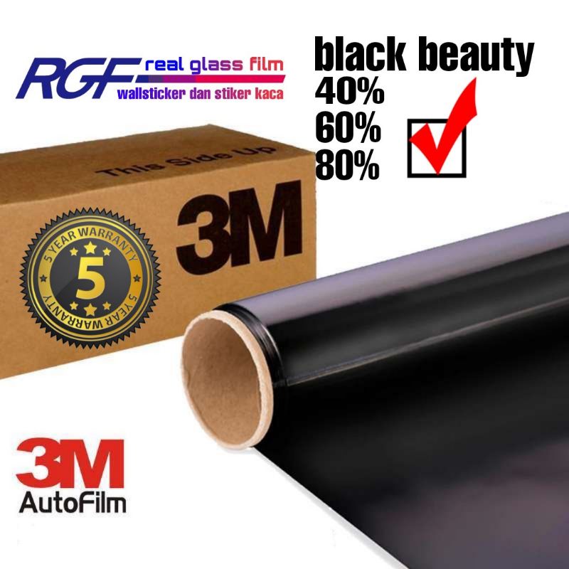 Kaca film 3M/kaca film mobil 3M/Black Beauty/kaca film hitam/Promo kaca film 3M type black beauty