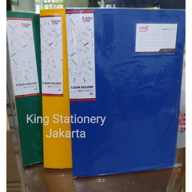 

[PCS] Map Album / Tempat Ijazah / Clear Holder Folder One Uk. F4 (warna dikirim acak atau request)