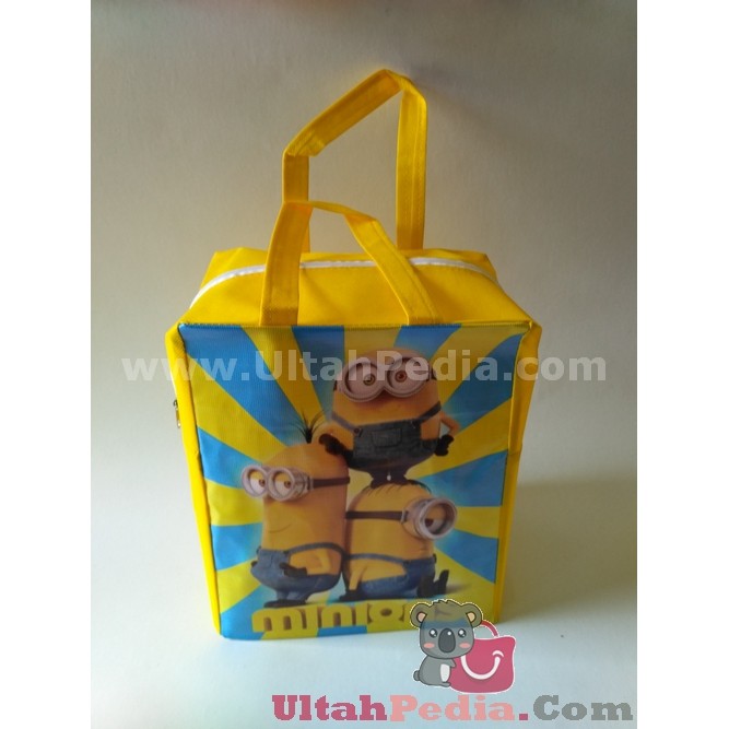 

Tas Ultah Anak | Souvenir Ulang Tahun| Goodiebag Resleting Minion