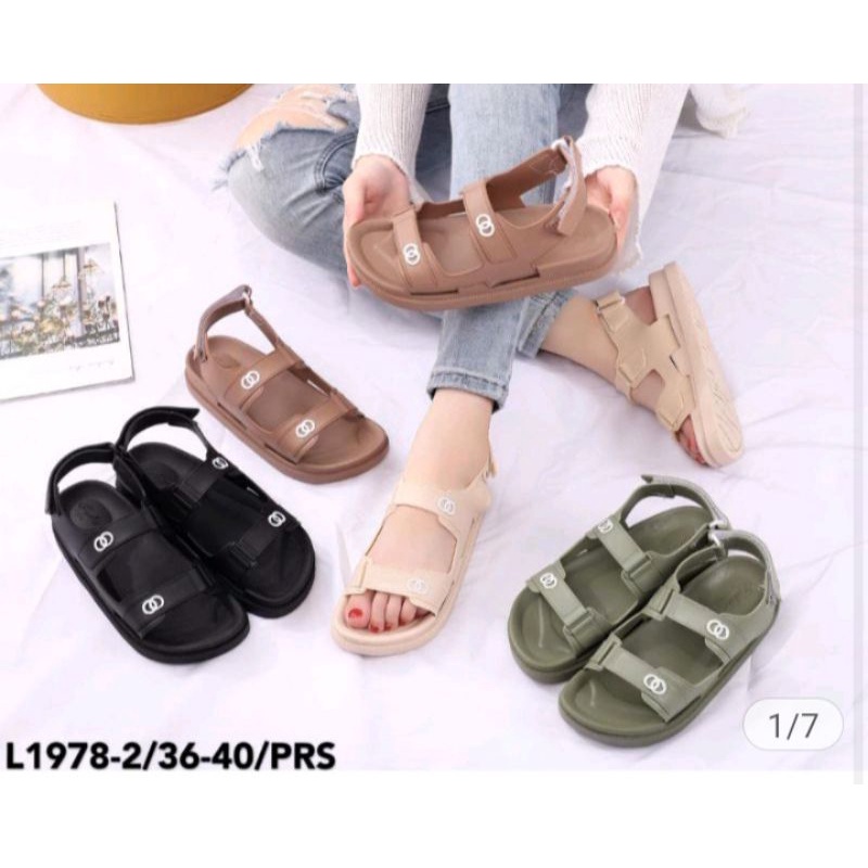 sendal gunung tali terbaru breslin/ sendal jelly import tali