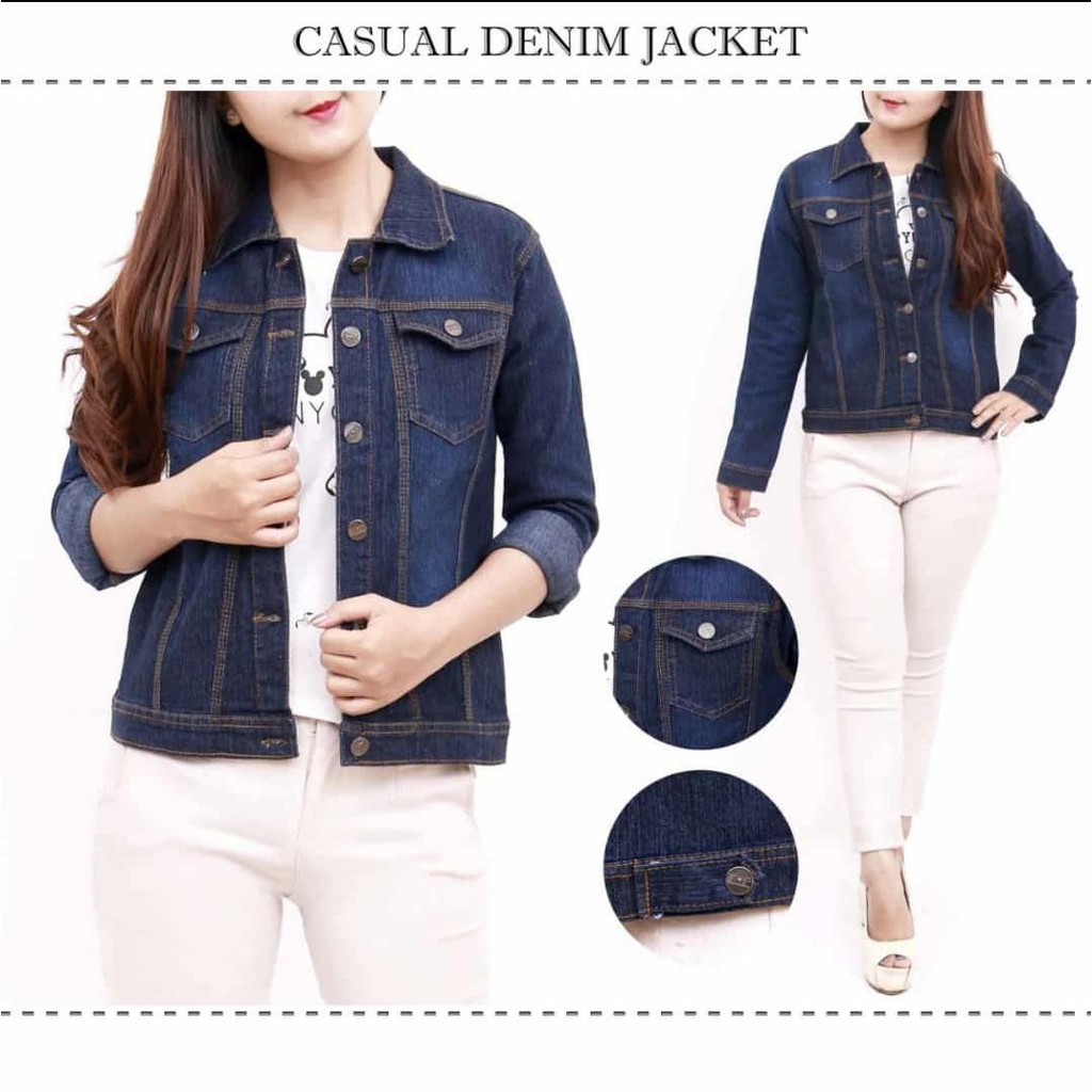 Bess -  Jacket Jeans Terlaris AURORI / Jacket Murah Jeans Best Seller Berkualitas AURORI