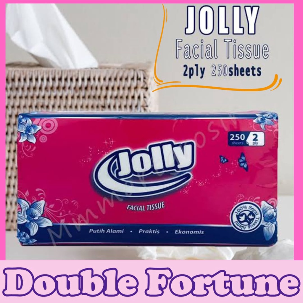 JOLLY FACIAL TISSUE TISU SOFTPACK 250 SHEET