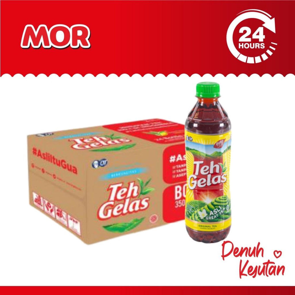 

TEH GELAS Original Botol 350 ml - 1 Dus isi 24s