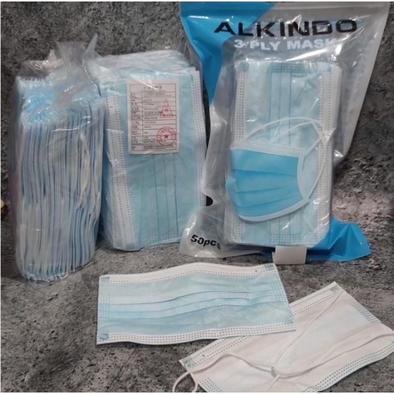 POUCH ALKINDO ZIP -  MASKER 3PLY ALKINDO HIJAB SATCHET ZIP