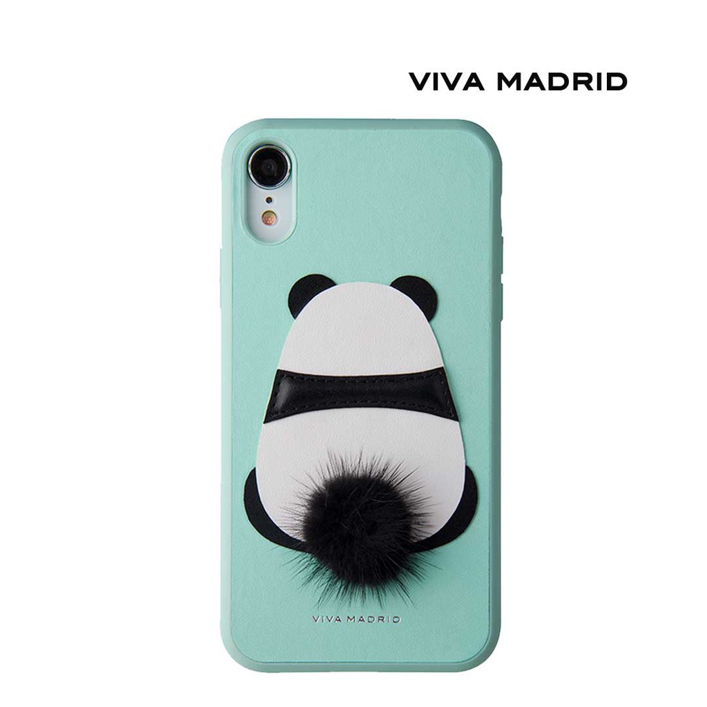 Viva Madrid - Vello - Case / Casing iPhone XR - Oso Panda - Lime