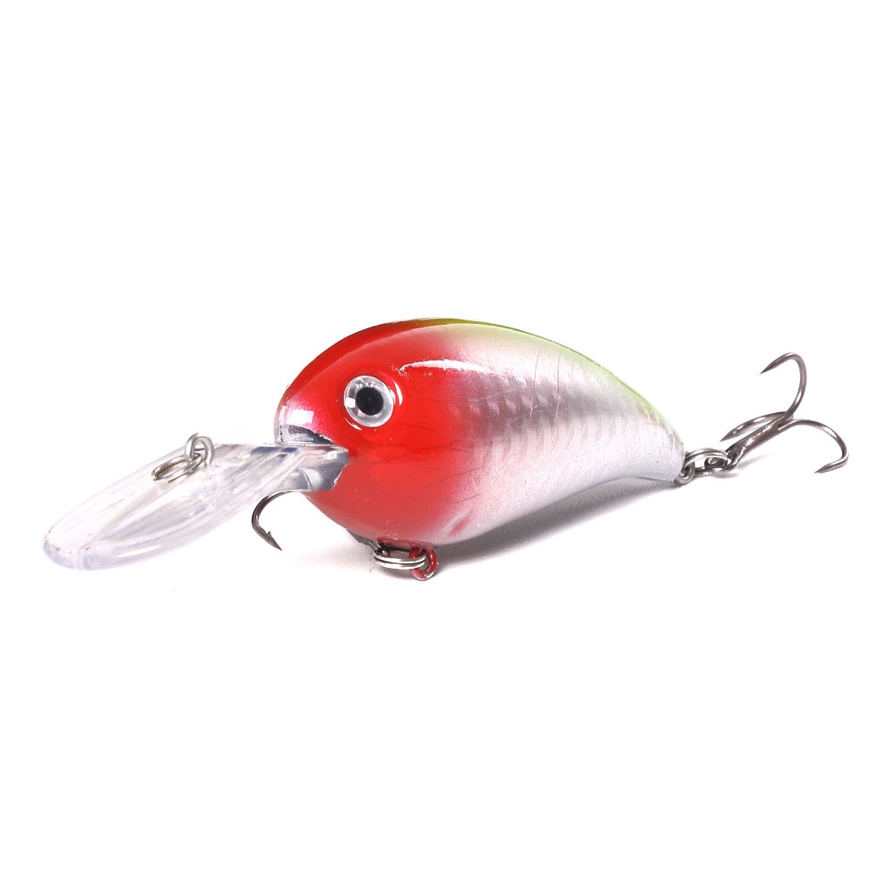 HENGJIA 6PCS Umpan crankbait 3D Eyes hard Bait 10cm 14g Artificial lures swimbait fishing lure wobbler Tackle