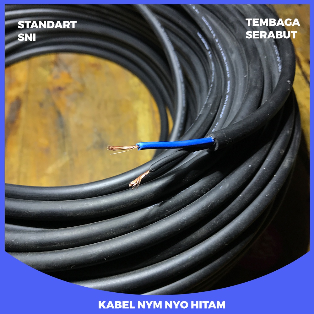 Kabel Listrik NYM HYO 2x0,75 Serabut