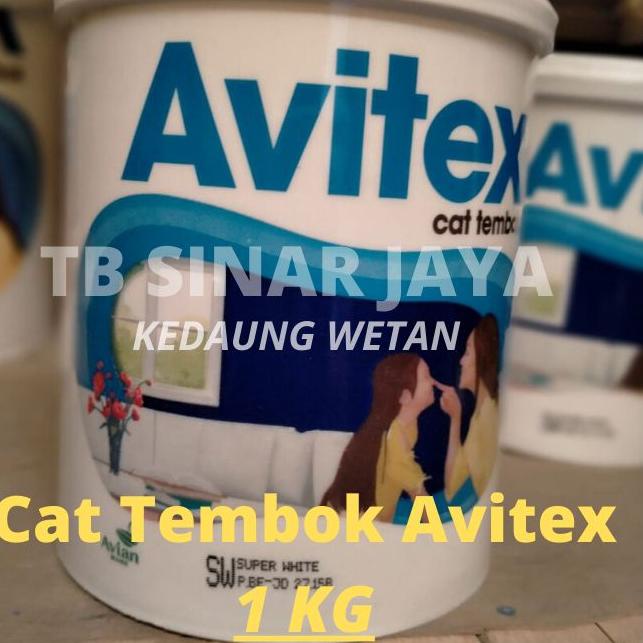 ➢ Cat Tembok AVITEX 1KG / CAT AVITEX KILOAN 1 KG PUTIH / AVITEX 1KG SW ♚