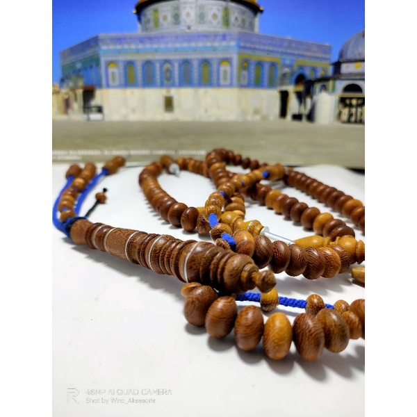 Tasbih Tijani kelor emas / Tijaniyah Kayu Bertuah Nusantara