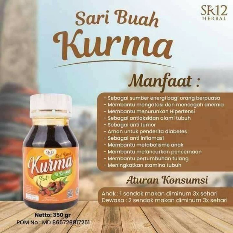 

SARIKURMA SR12 / SARI BUAH KURMA ASLI