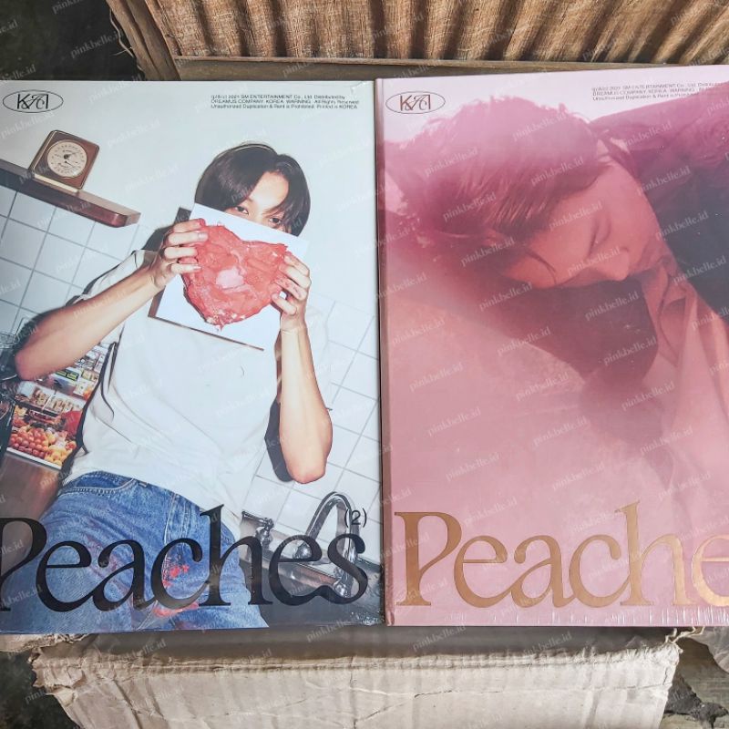 READY STOCK KAI PEACHES DIGIPACK ALBUM PEACHES KISSES SEALED + POSTER