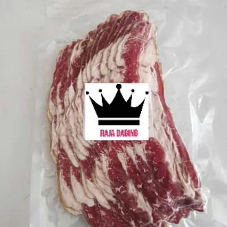 

Daging Sapi US BEEF SLICE SMOKED / US BRISKET SMOKED @500gr