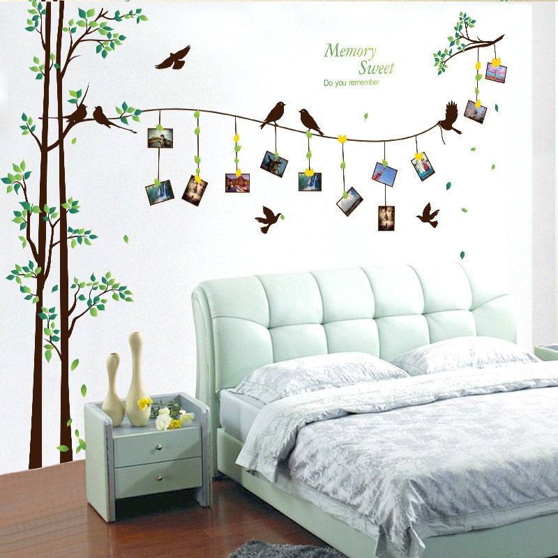 (TXXL) RELIZA WALLSTICKER / STIKER DINDING POHON BINGKAI FOTO TREE FRAME SK2007