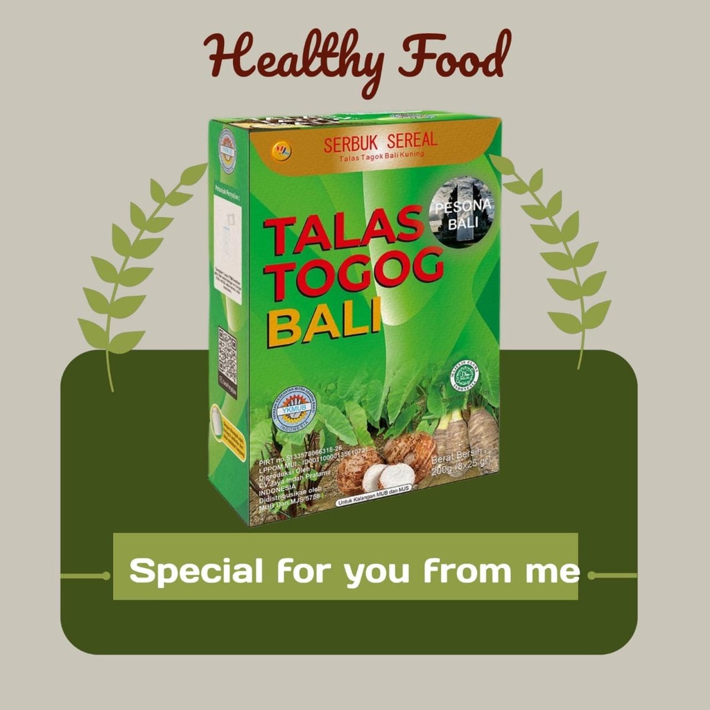 

Healthy Food Serbuk Sereal Talas Togog Bali