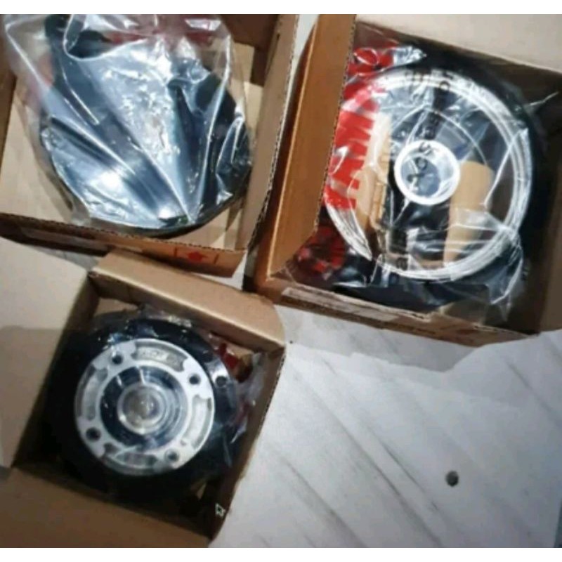 Tromol depan belakang set tutup panel rem ori rx king