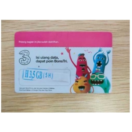 TRI HAPPY 3,5GB 5HARI (VOUCER)ncp3780u3g