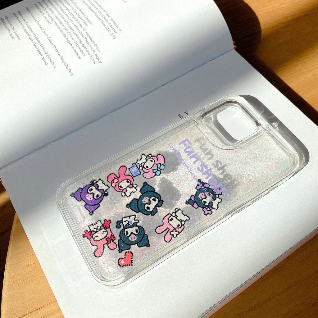 FH25 Hello Kitty Casing Case Air water glitter for Iphone 13 Pro Max