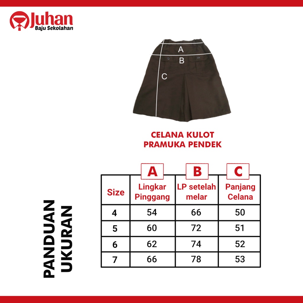 Terbaru Rok Pramuka Pendek Rok Celana Pramuka Kulot Pramuka Siaga Kulot Sd Rok Pramuka Sd Rok Celana
