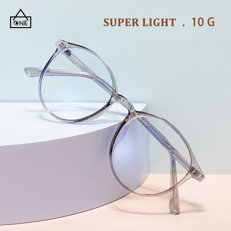 COD❤Wanita Pria frame kacamata  Fashion Korea Anti-Blue Light / anti radiasi  kacamata murah A one