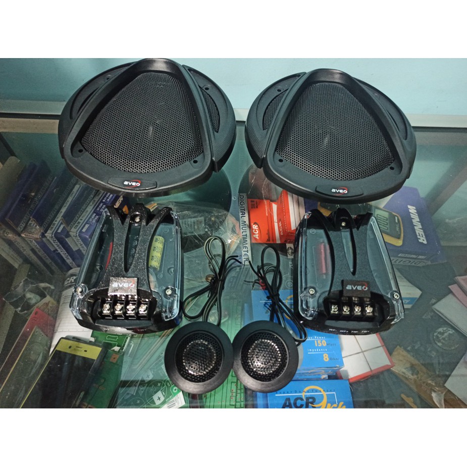 Speaker mobil Split 6inch VOKAL TWEETER crosover AVEO AE SS366