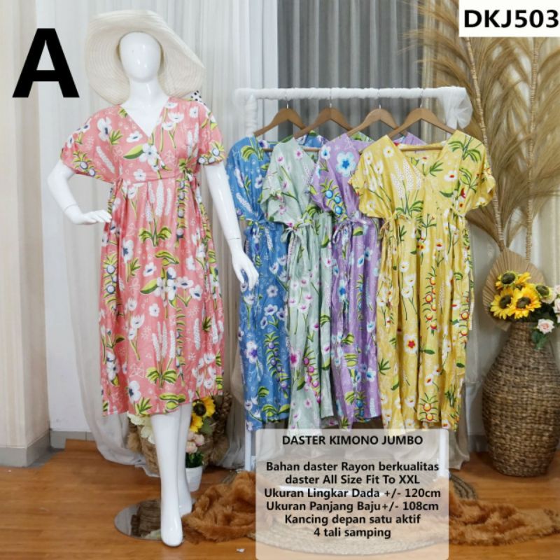 daster kimono rayon pendek
