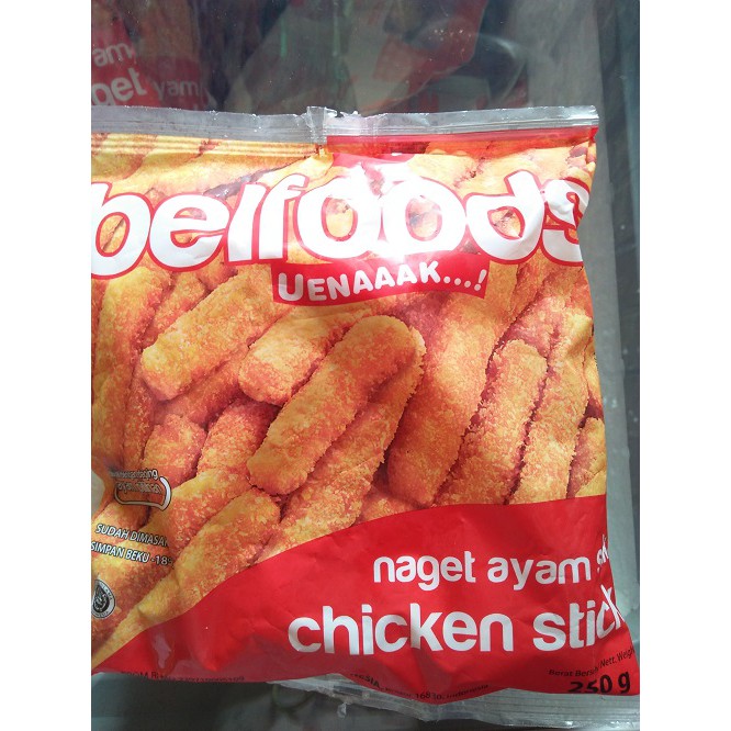 

Belfoods Naget Ayam Uenak Belfoods Uenaaak Chicken Stick Nugget 250gr