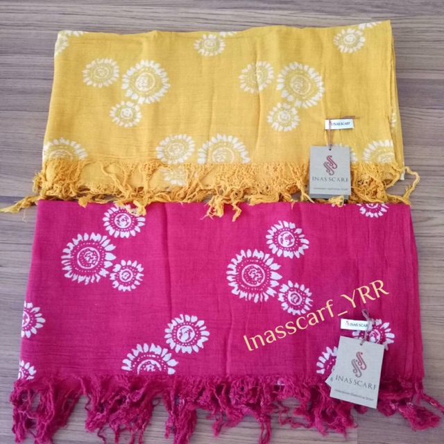 Scarf hijab pashmina Inasscarf sunflower