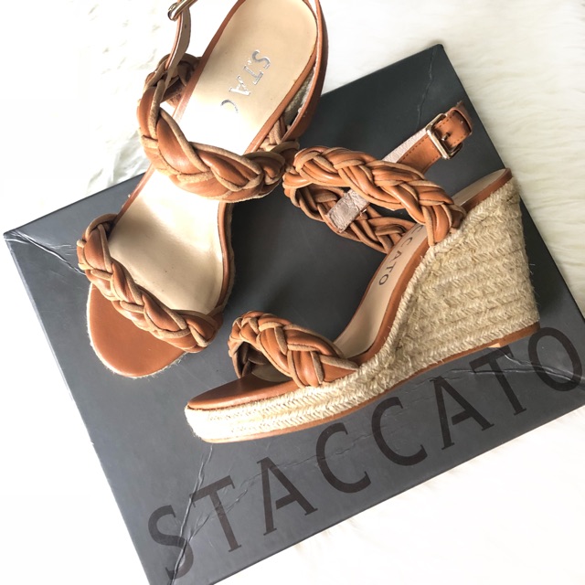 Staccato Wedges original sepatu second preloved murah