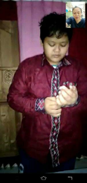 Aska Couple, Batik Couple Keluarga|| Sarimbit Keluarga Motif Mega Mendung Merah Terbaru