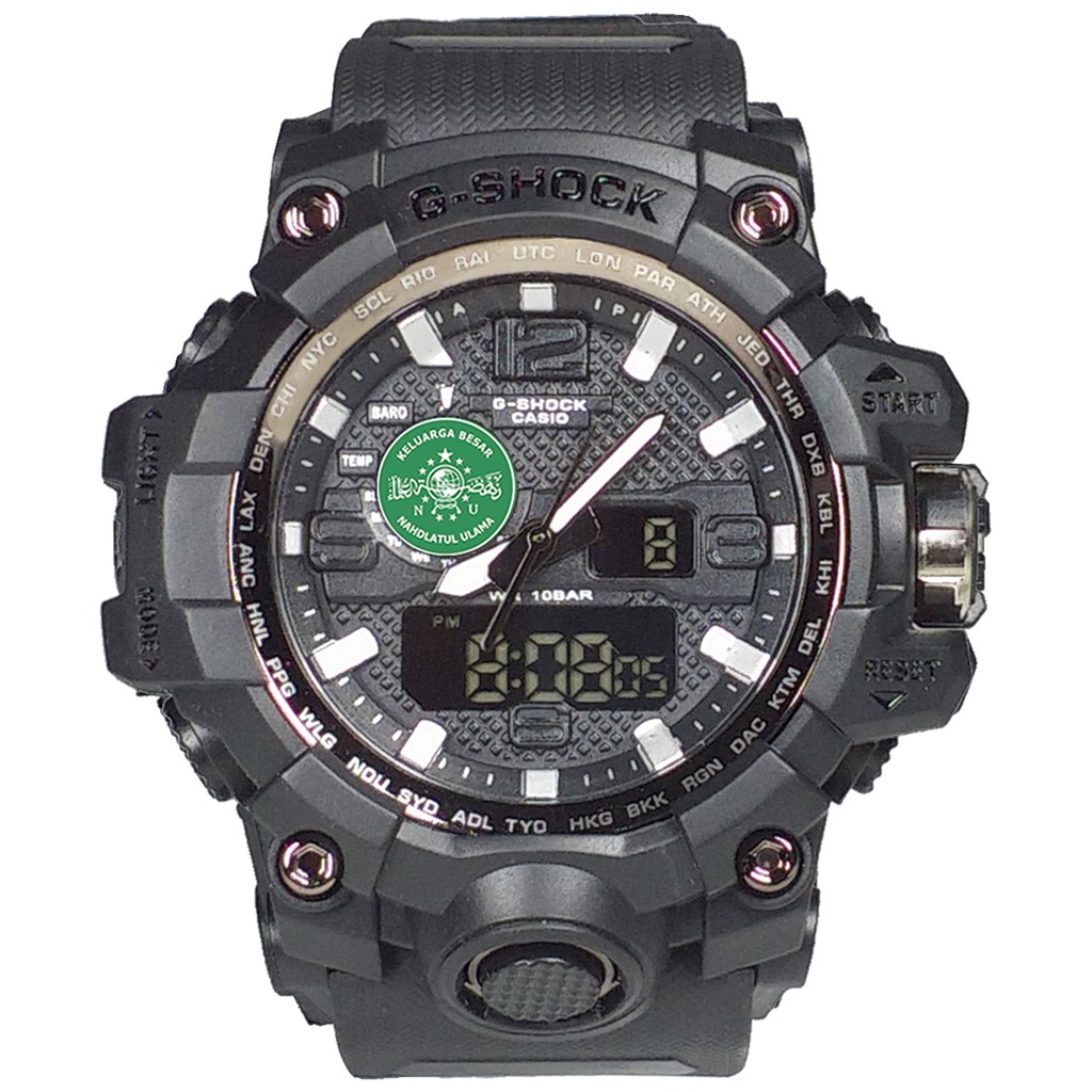 Exclusive Jam NAHDLATUL ULAMA Double Time (Full Black)