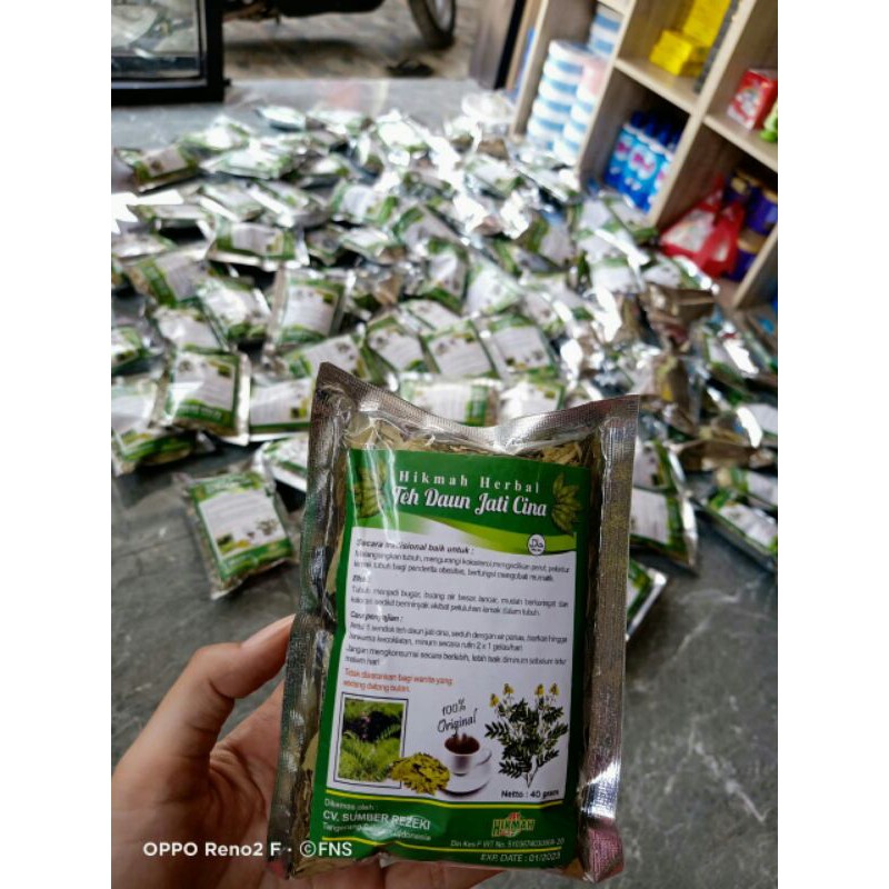 

teh daun jati cina hikmah herbal