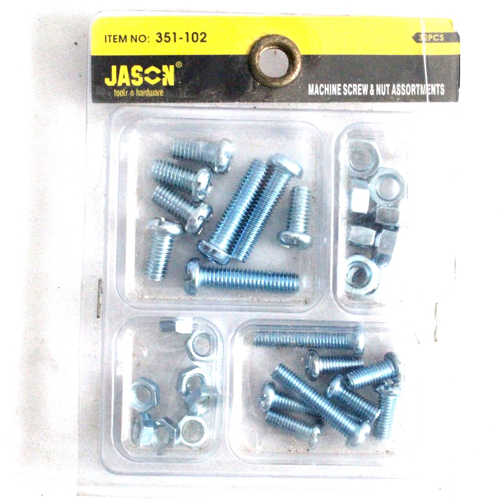 Aksesoris Baut Mur JP 32pcs (351-102) JASON