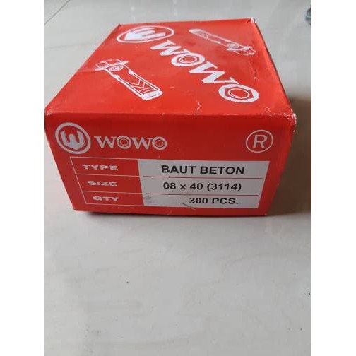 Dinabol 8x4cm (isi 10pcs) Baut Beton Tanam Dinding Beton 8x4 ukuran 8mm