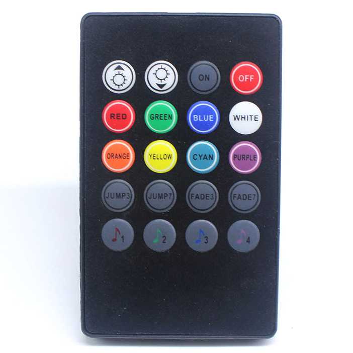 Sensor Suara Sound Music Control Lampu LED Strip dengan Remote Control