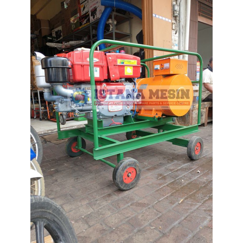 30KVA GENSET DIESEL STARTER GENERATOR 30KVA COMPLETE JIANGDONG 35PK