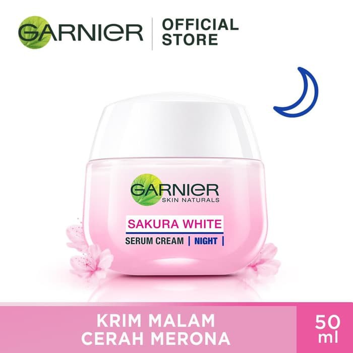 

TERLARIS! - GARNIER SAKURA WHITE NIGHT CREAM 50ML
