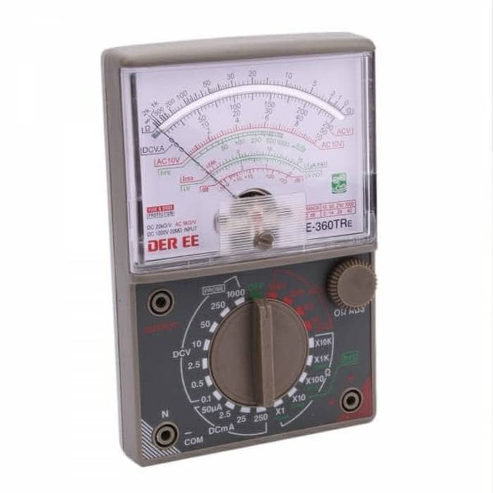 Multimeter Avometer analog Multitester kabel tester DER EE DE 360TR