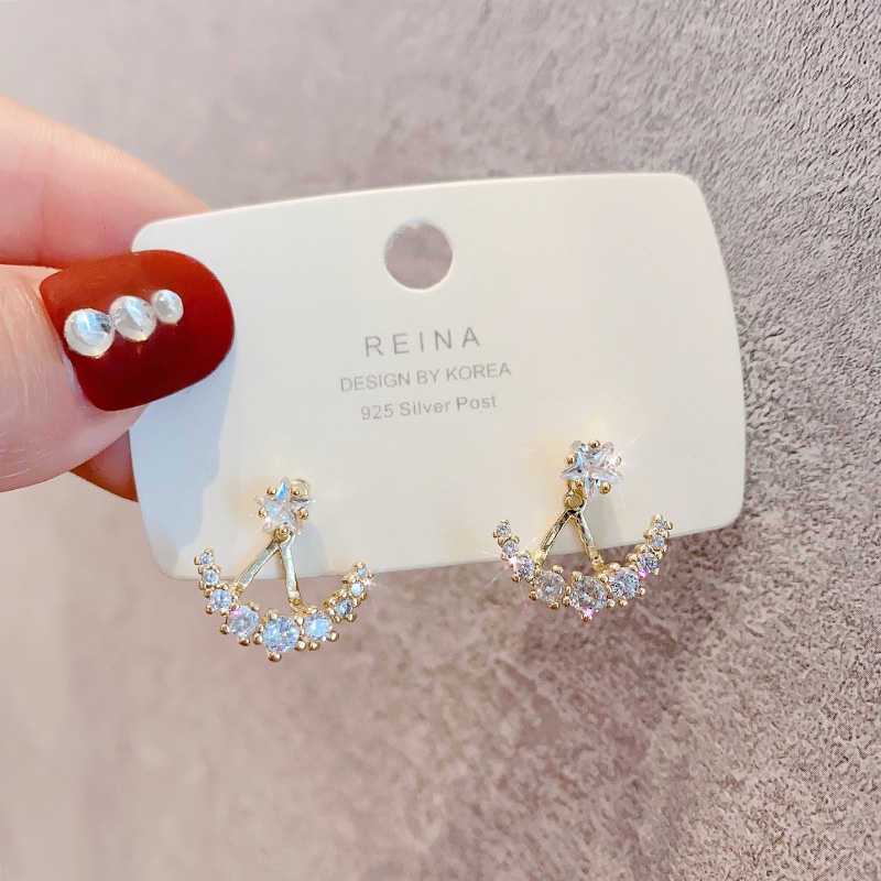 Anting-Anting Dengan Berlian Imitasi Untuk Wanita