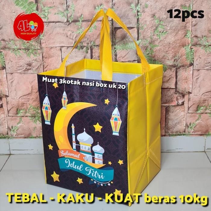 Tas Kain Spunbond Full Print Lebaran Paket Idul Fitri Ramadhan Sembako